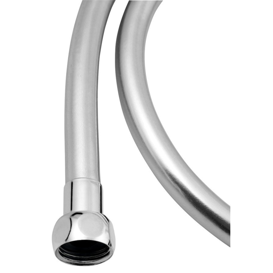 Sapho - SOFTFLEX Flexible Shower Hose 120 cm, Metallic Silver
