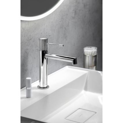 Sapho - SOLARIS 20 cm Basin Mixer Tap, Polished Chrome