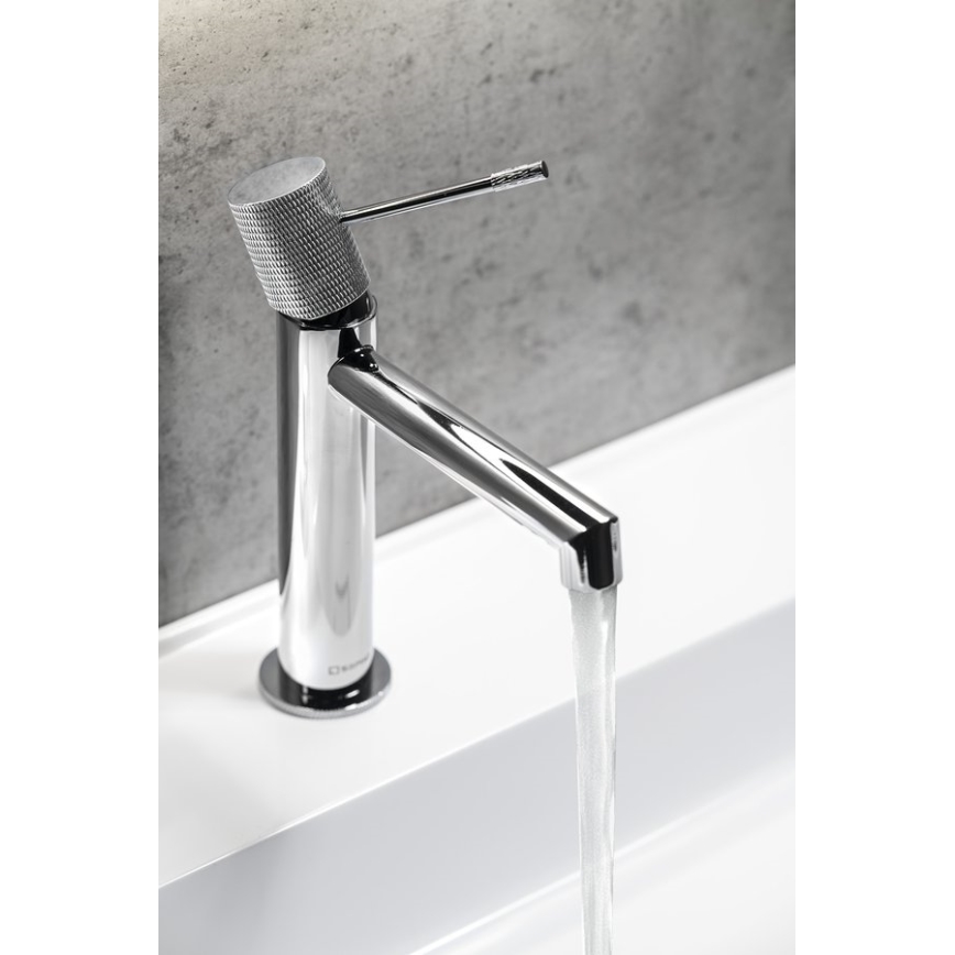 Sapho - SOLARIS 20 cm Basin Mixer Tap, Polished Chrome