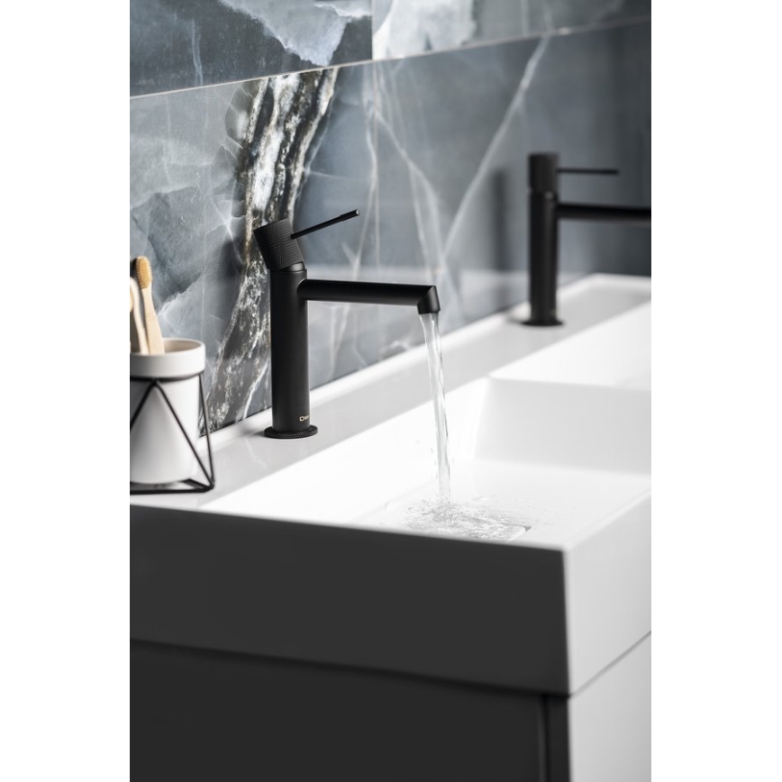 Sapho - SOLARIS 20 cm Matte Black Basin Mixer