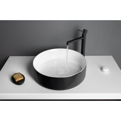Sapho - SOLARIS 32 cm Matte Black Basin Mixer