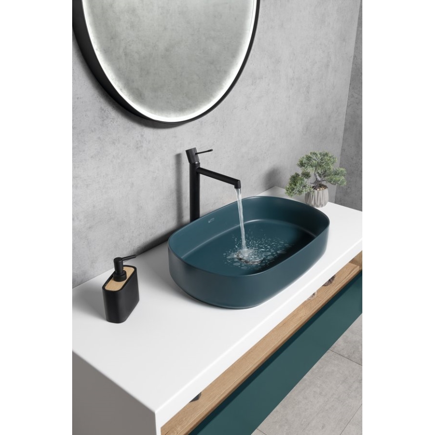 Sapho - SOLARIS 32 cm Matte Black Basin Mixer