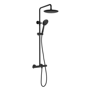 Sapho - SOLARIS Shower Set with Mixer, Matte Black