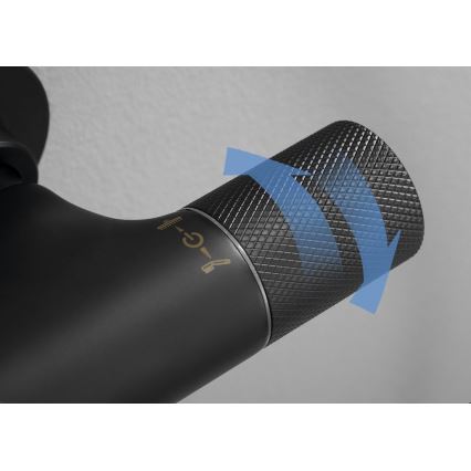 Sapho - SOLARIS Shower Set with Mixer, Matte Black