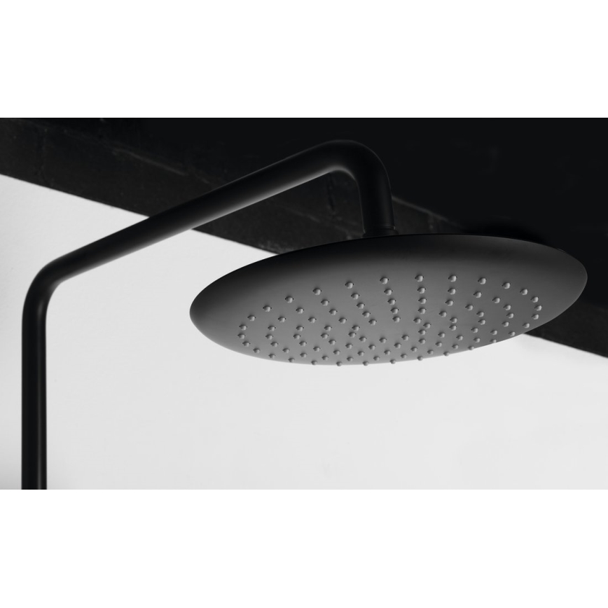 Sapho - SOLARIS Shower Set with Mixer, Matte Black