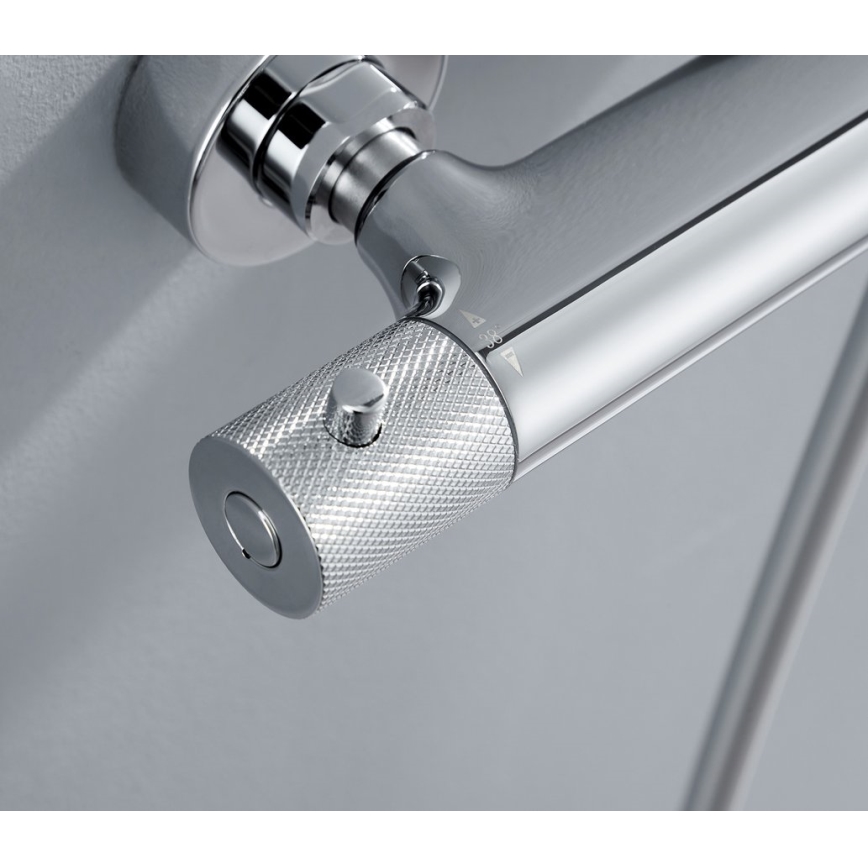 Sapho - SOLARIS Shower Set with Mixer Tap, Polished Chrome