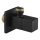 Sapho - Square Angle Valve with Escutcheon, Matte Black