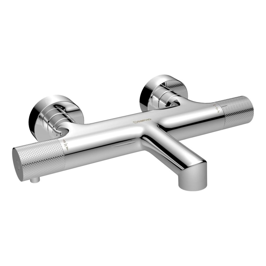 Sapho - Thermostatic bath mixer SOLARIS, polished chrome