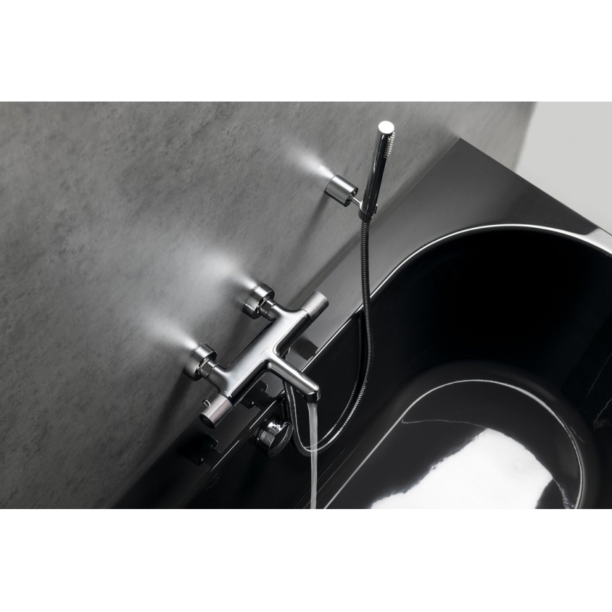 Sapho - Thermostatic bath mixer SOLARIS, polished chrome
