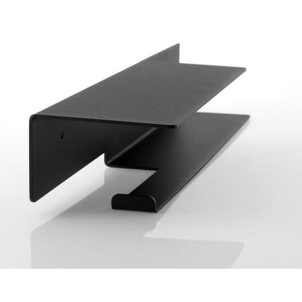Sapho - Toilet Paper Holder with Shelf 9,5x35 cm Matte Black