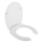 Sapho - Toilet seat for people with disabilities, white/duroplast