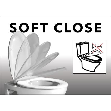 Sapho - Toilet seat LISA SoftClose white