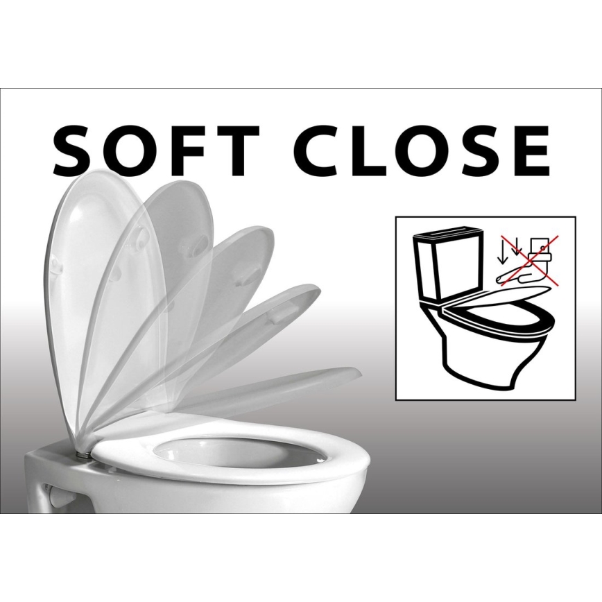 Sapho - Toilet seat LISA SoftClose white