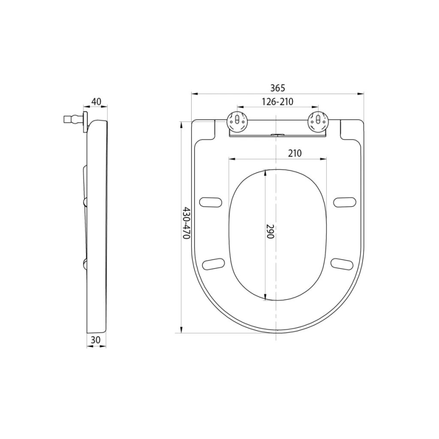Sapho - TURKU SoftClose Toilet Seat, White