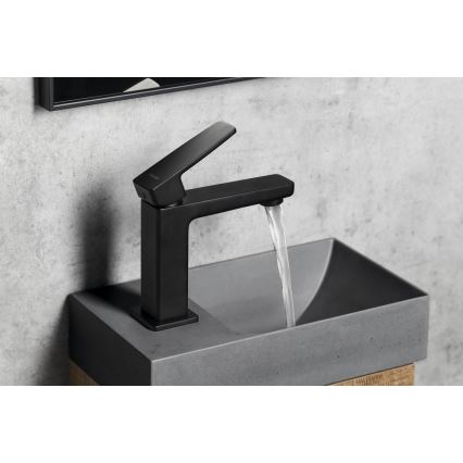 Sapho - TURSI 15 cm Matte Black Basin Mixer