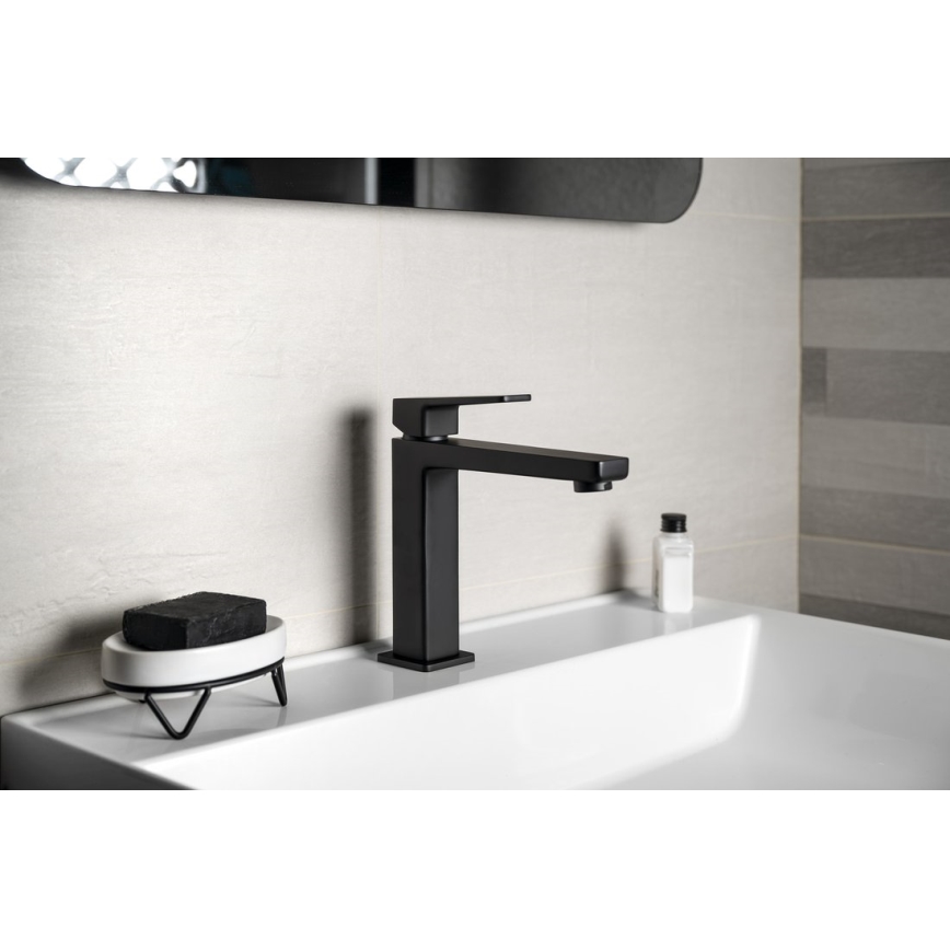 Sapho - TURSI 19 cm Matte Black Basin Mixer