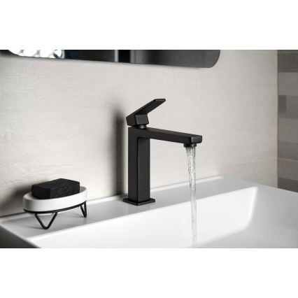 Sapho - TURSI 19 cm Matte Black Basin Mixer