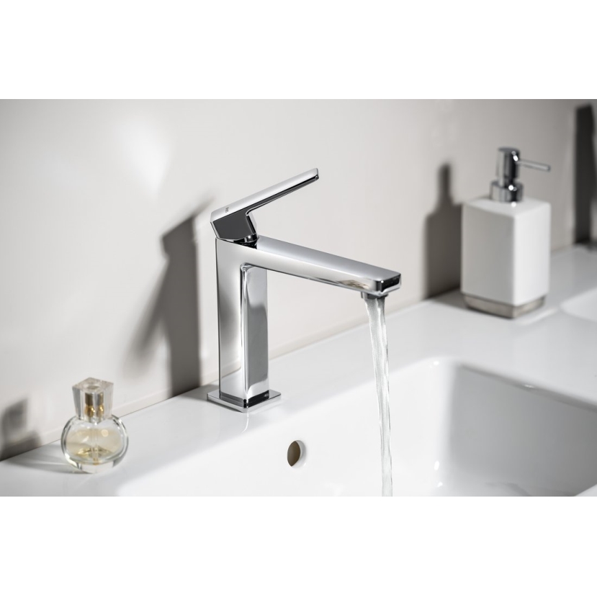 Sapho - TURSI 19 cm Washbasin Mixer, Polished Chrome