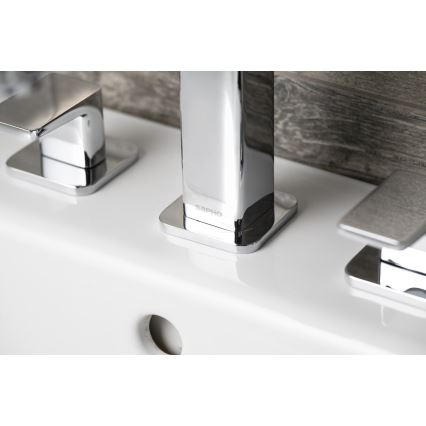 Sapho - TURSI 3-hole basin mixer, polished chrome