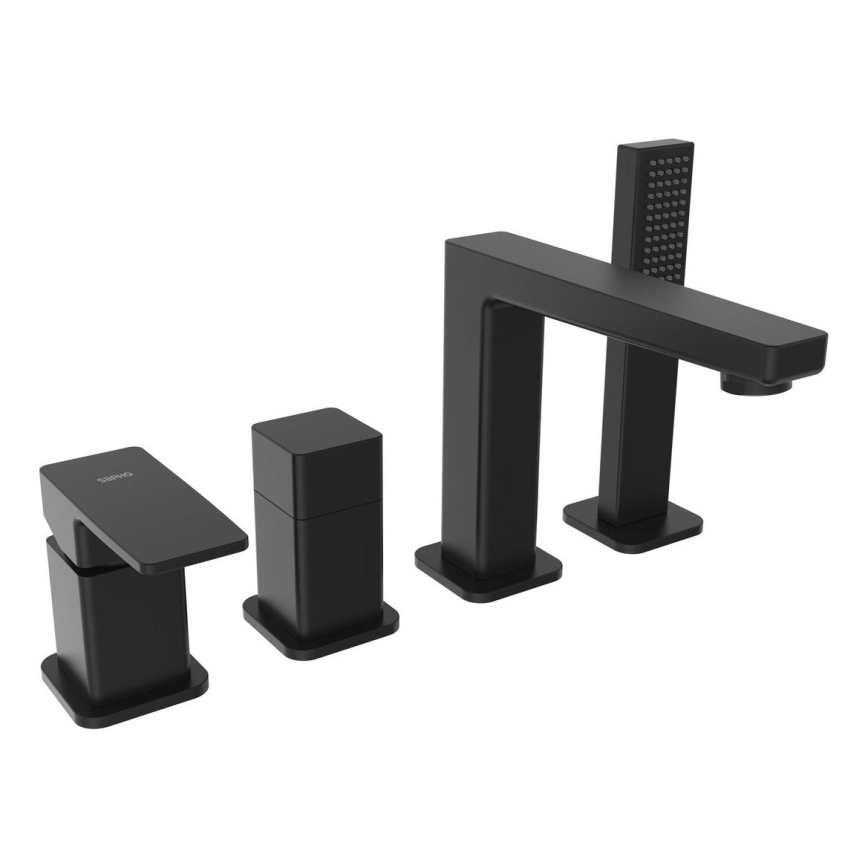 Sapho - TURSI 4-hole bath mixer, matte black