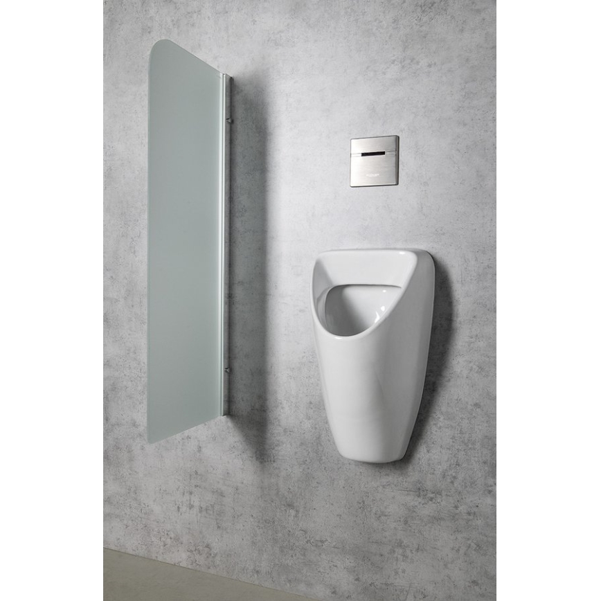 Sapho - Urinal partition 40 x 100 cm, frosted glass