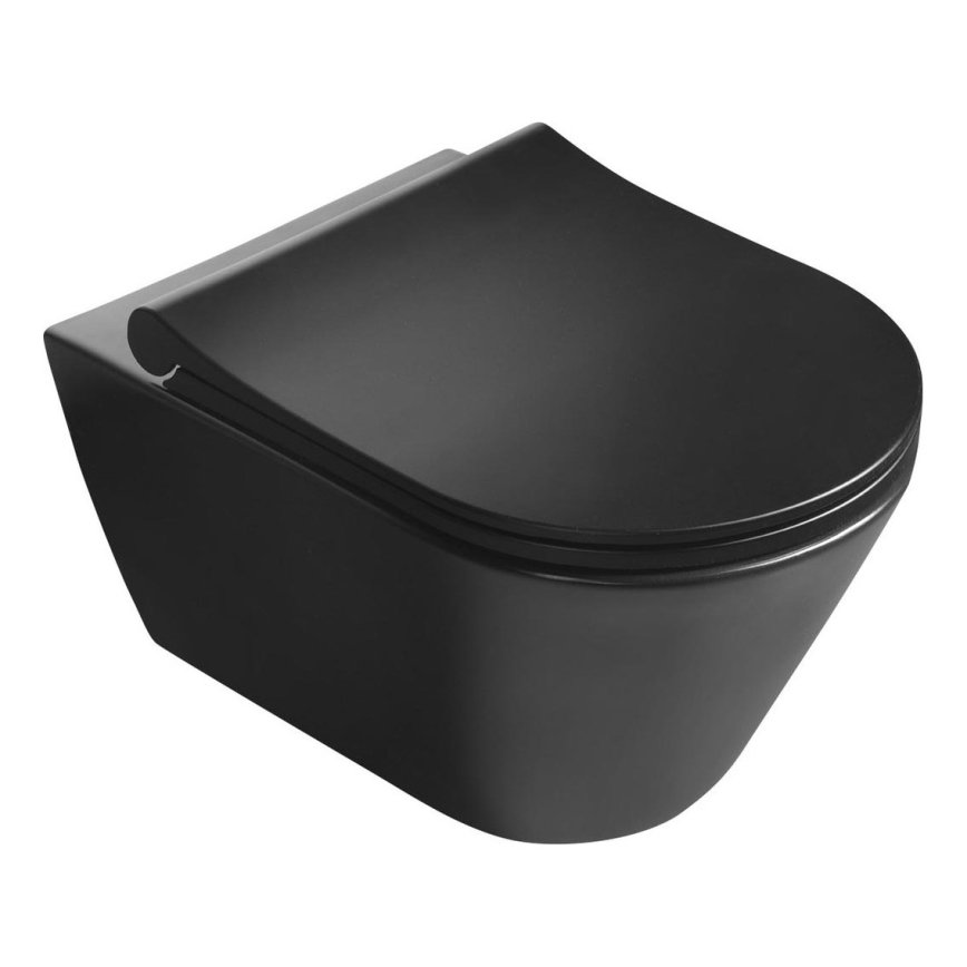 Sapho - Wall-hung toilet AVVA ceramic/black