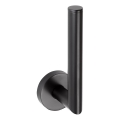 Sapho - X-ROUND Toilet Paper Holder, 16.5 cm, Black