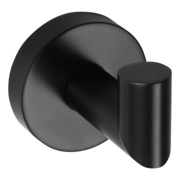 Sapho - X-ROUND Wall Hook 5.5 x 6.5 cm, Black