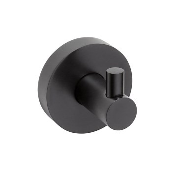 Sapho - X-ROUND Wall Hook 5 x 5.5 cm, Matte Black
