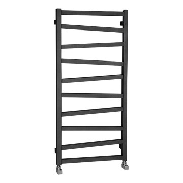 Sapho - ZIG Bathroom Heated Towel Rail 110 x 50 cm, Anthracite
