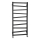 Sapho - ZIG Bathroom Heated Towel Rail 110 x 50 cm, Anthracite