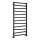 Sapho - ZIG Bathroom Radiator 133x60 cm Black