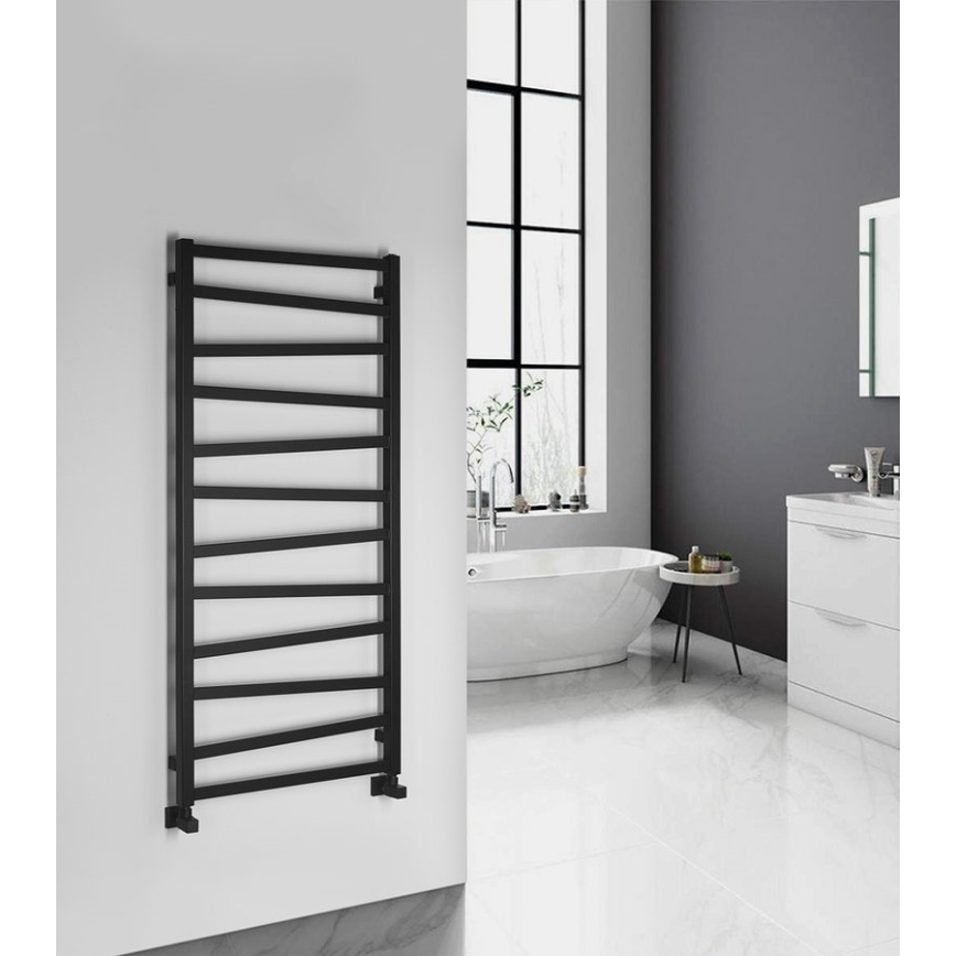 Sapho - ZIG Bathroom Radiator 133x60 cm Black