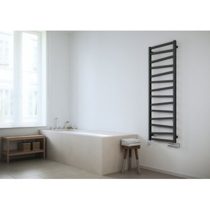 Sapho - ZIG Bathroom Radiator 406W/230V 50x110 cm Anthracite