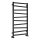 Sapho - ZIG Bathroom Radiator 497W 60x109 cm Black