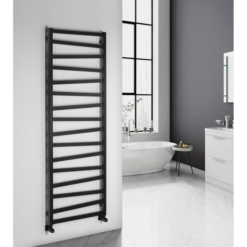 Sapho - ZIG Bathroom radiator 824 W/230 V, 60x181 cm, Black