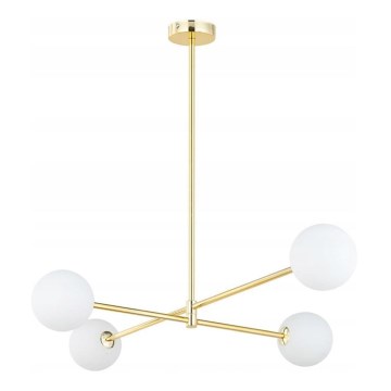 SARIUS Rod Chandelier 4x G9/6W/230V, Gold