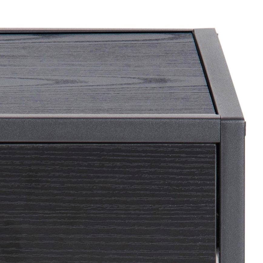 SARON Anthracite Bedside Table