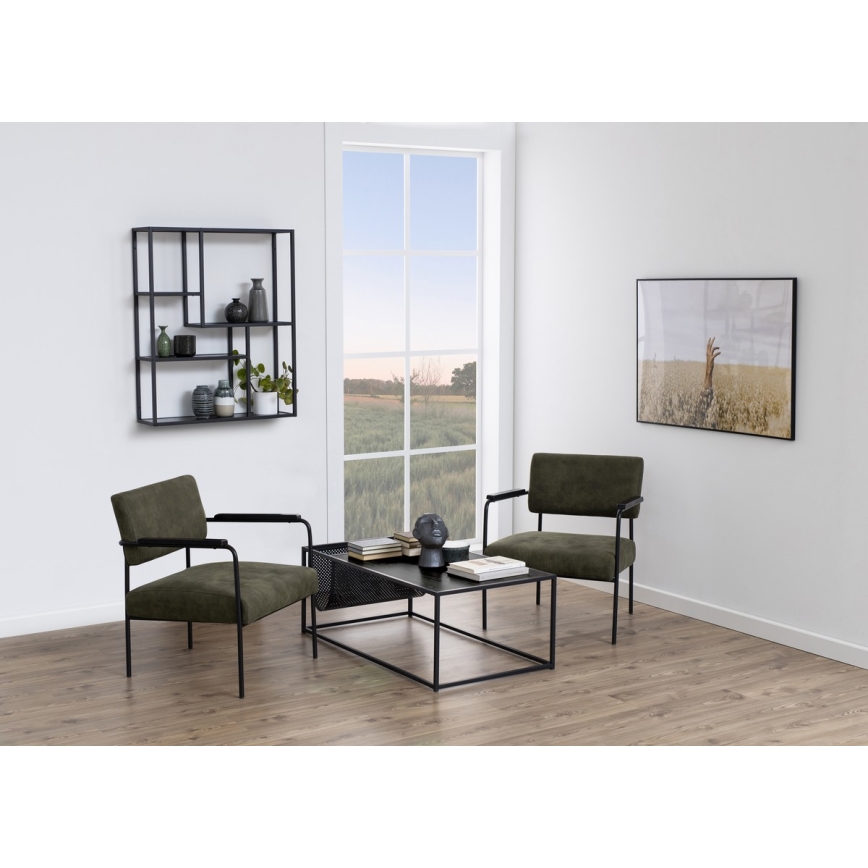 SARON Anthracite Wall Shelf