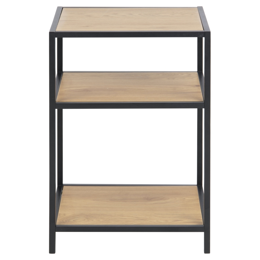 SARON Bedside Table – Oak/Black