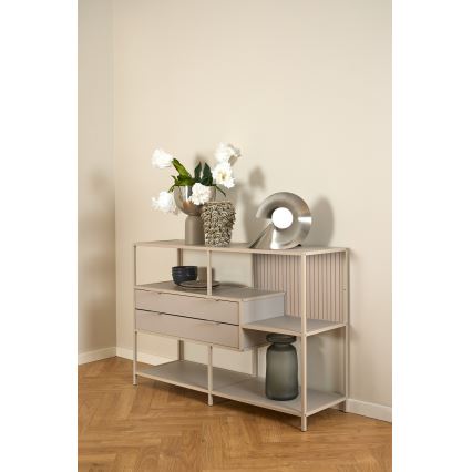SARON Bookcase 114x78 cm Gray