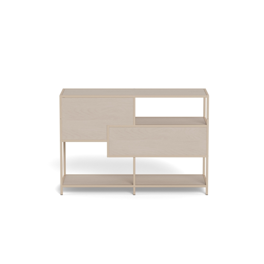 SARON Bookcase 114x78 cm Gray