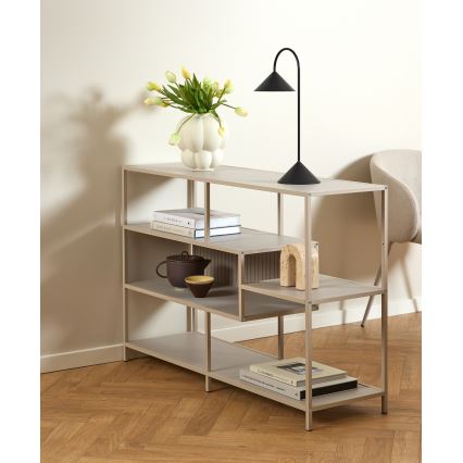 SARON Bookcase 114x78 cm Grey