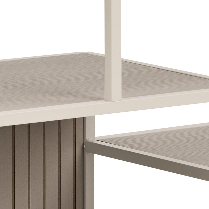 SARON Bookcase 114x78 cm Grey