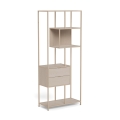 SARON Bookcase 77 x 185 cm, Grey