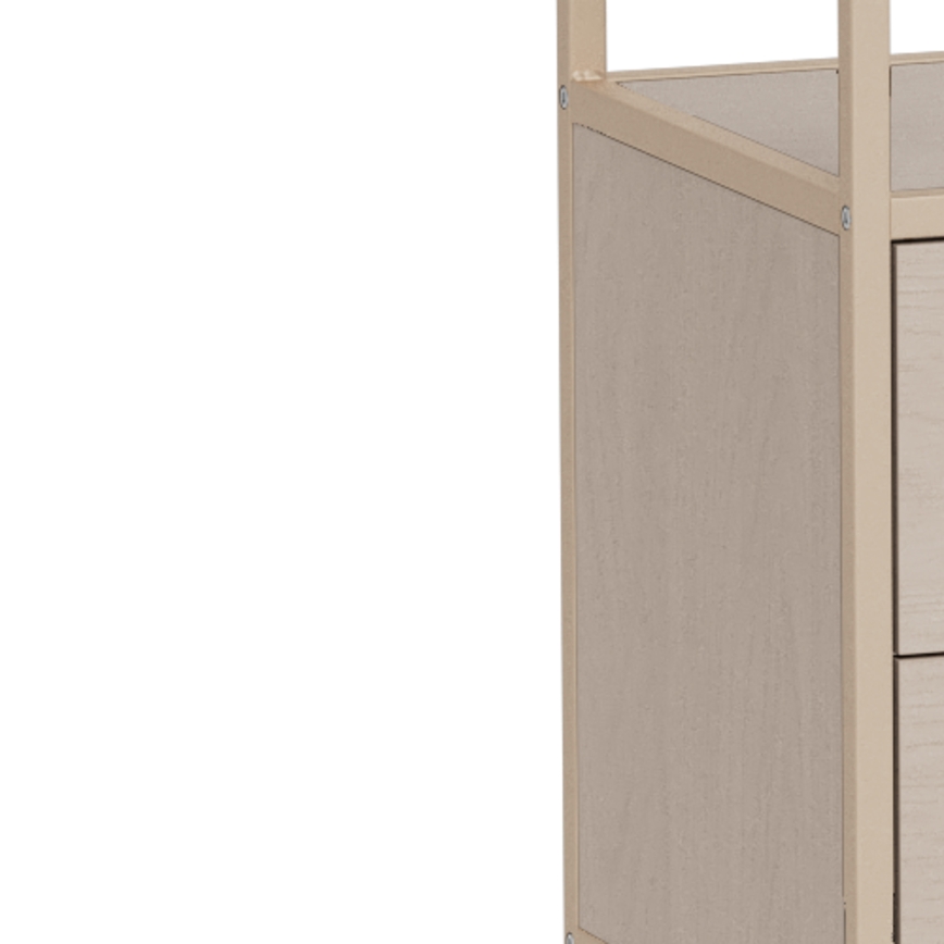 SARON Bookcase 77 x 185 cm, Grey