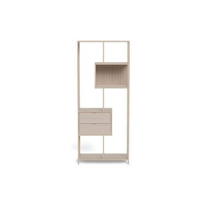 SARON Bookcase 77 x 185 cm, Grey