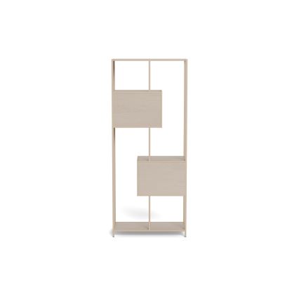 SARON Bookcase 77 x 185 cm, Grey