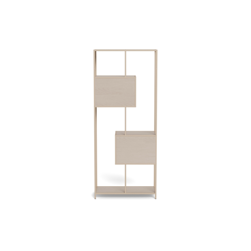 SARON Bookcase 77 x 185 cm, Grey