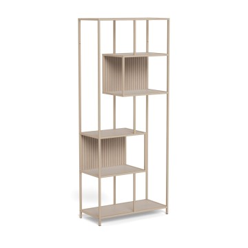 SARON Bookcase 77x185 cm Gray